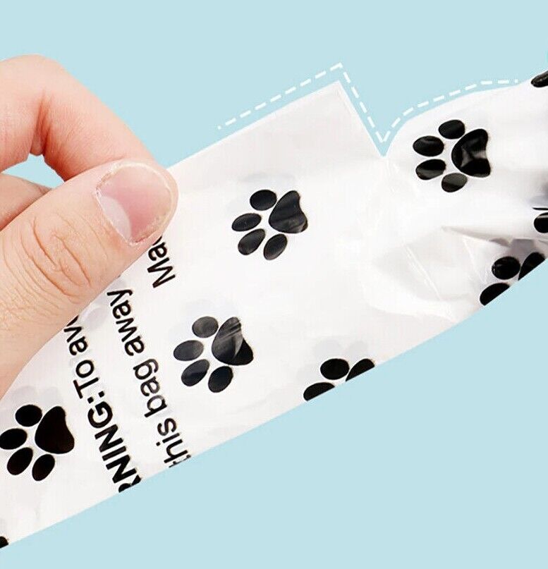 White Pet Poop Scented 18-36 Rolls Odor Blocker Dog Poop Waste 270-540ct Bags