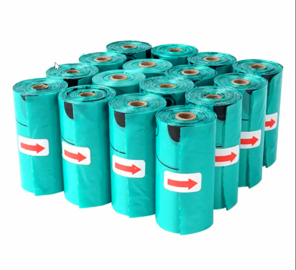 Chic Tweed Dispenser and Bag Holder w/  255 Biodegradable Dog Poop Bags 17 rolls