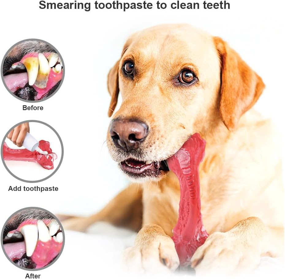 3 Sizes Available: High-Quality Natural Rubber Dog Chew Toys for Aggressive Chewers