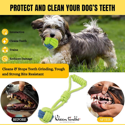 Set of 7 Tug Rope Chew Toys for Dogs - Bite Resistant Cotton Ropes for Aggressive Chewers