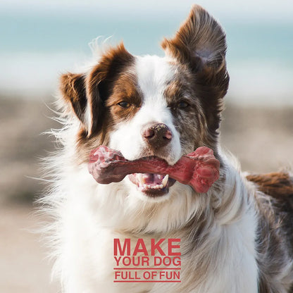 3 Sizes Available: High-Quality Natural Rubber Dog Chew Toys for Aggressive Chewers