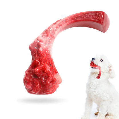 Large Tomahawk Dog Chew Toy for Aggressive Chewers Steak shaped High Quality Nylon Beef Flavored Chew Toy