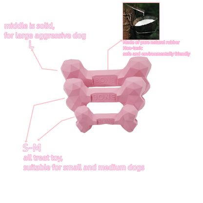 Many Options Available: High Quality Natural Rubber Dog Chew Toys - Durable & Snack Fillable Dog Bones